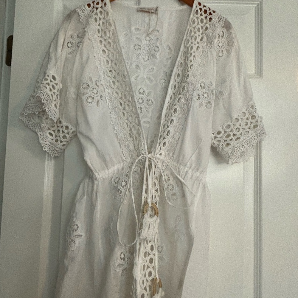 Ramy Brook White Cover-Up